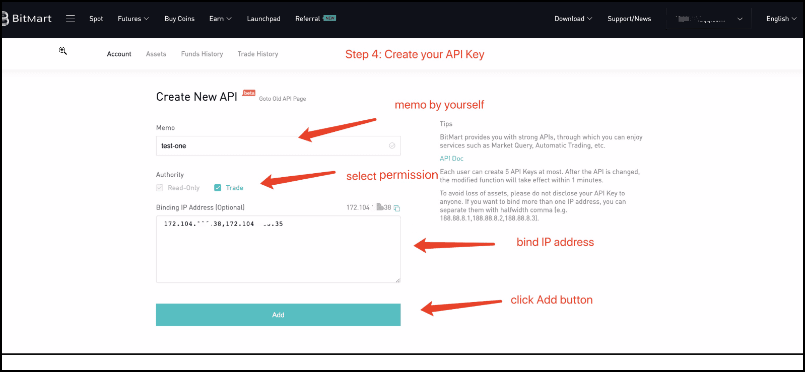 API