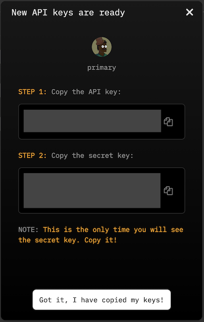 Get API Key